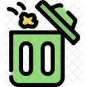 Throwing Trash Disposal Icon