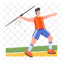 Throwing Javelin  Icon