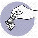 Throwing Mask Mask Throw Drop Mask Icon