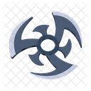 Shuriken Blade Sharp Icon