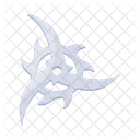 Shuriken Blade Sharp Icon
