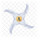 Shuriken Blade Sharp Icon