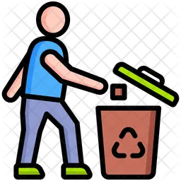 Throwing Trash  Icon