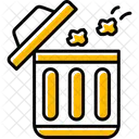 Throwing Trash Bin Garbage Icon