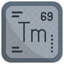 Thulium Chemistry Periodic Table Icon