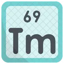 Thulium Periodic Table Chemists Icon