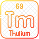 Thulium Chemistry Periodic Table Icon