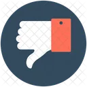 Thumb Down Rejected Icon