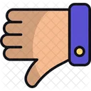 Thumb Down Disagree Dislike Icon