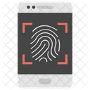 Thumb Passcode Mobile Password Thumb Scanner Icon
