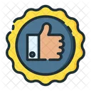 Thumb Up Rating Support Icon