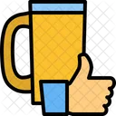 Thumb Up Like Beer Icon