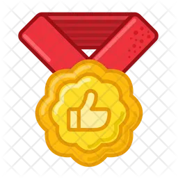 Thumb up medal  Icon