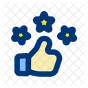 Thumb up rating star  Icon