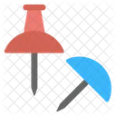 Push Pin Thumb Icon