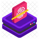 Security Access Fingerprint Icon