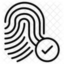 Identity Complete Thumbprint Icon