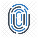 Thumbprint Identity Security Icon