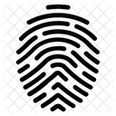 Thumbprint Biometric Identification Biometric Access Icon
