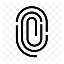 Thumbprint Scanning Biometric Icon