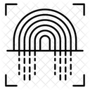 Thumbprint Scanning Fingerprint Scanning Biometric Icon