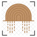 Thumbprint Scanning Fingerprint Scanning Biometric Icon