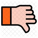 Thumbs Down Hand Hands And Gestures Icon