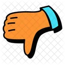 Thumbs Down Dislike Unlike Icon
