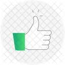 Thumbs Up Positive Feedback Approval Icon