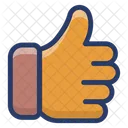 Thumbs Up Appreciation Customer Rating Icon