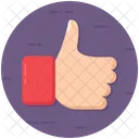 Thumbs Up Feedback Appreciation Icon