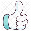 Thumbs Up Hand Gesture Thumb Gesture Icon