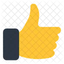 Thumbs Up Feedback Customer Response Icon