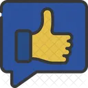 Thumbs Up Message Icon