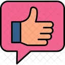 Thumbs Up Favorite Hand Icon