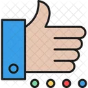 Thumbs Up Score Favorite Icon