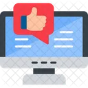 Thumbs Up Up Lcd Icon