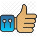 Thumbs Up Approve Favorite Icon