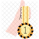 Success Achievement Celebration Icon