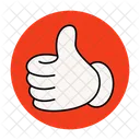 Thumbs Up Like Hand Gesture Icon