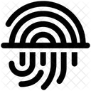 Securite Lecteur De Pouce Empreinte Digitale Icône
