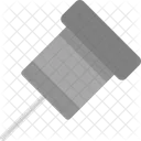 Thumbtack Stationery Pin Icon