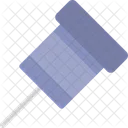 Thumbtack Stationery Pin Icon