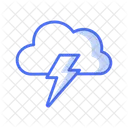 Shady Thunder Thunder Weather Icon