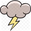 Thunder Lightning Storm Icon