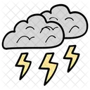 Raining Weather Thunder Icon