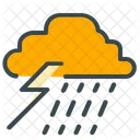 Thunder Storm Cloud Icon