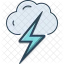 Thunder Cloud Danger Icon