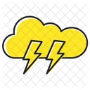 Thunder Storm Weather Icon