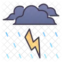 Icloud Lightning Thunder Lightning Atmosphere Icon